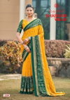 Shabnam Vol 22 By Kashvi Dull Moss Printed Bandhej Saree Suppliers In India
